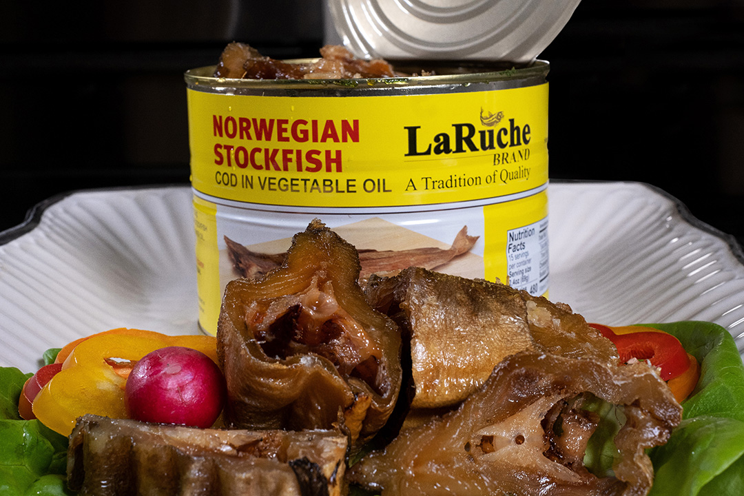 Norwegian Stockfish in Veg. (Sunflower) Oil: 500g x 16, Dealer Pack